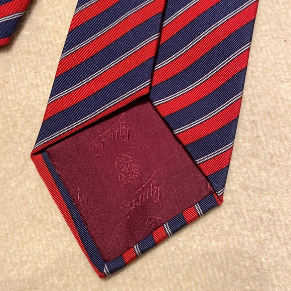 Vintage Gucci  slim silk and wool stripe tie - Picture 6 of 13
